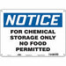 Safety Sign 10 in x 14 in Aluminum