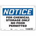 Safety Sign 7 inx10 in Polyethylene