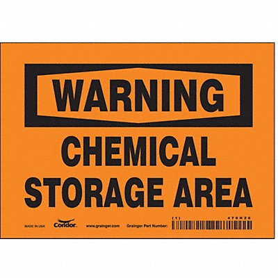 Safety Sign 5 in x 7 in Vinyl