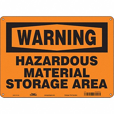 Safety Sign 10 inx14 in Aluminum