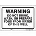 Safety Sign 7 in x 10 in Vinyl