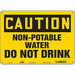 Safety Sign 10 in x 14 in Aluminum