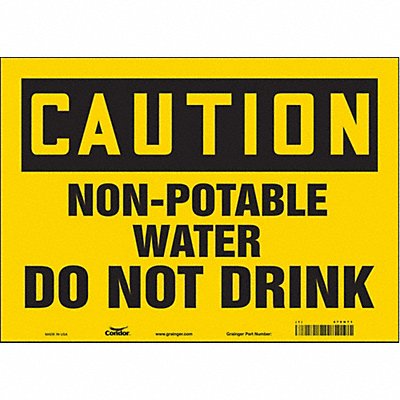 Safety Sign 10 inx14 in Vinyl