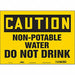 Safety Sign 10 inx14 in Vinyl