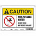 Safety Sign 7 in x 10 in Aluminum