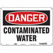 Safety Sign 10 in x 14 in Polyethylene