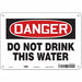 Safety Sign 7 in x 10 in Aluminum