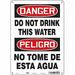 Safety Sign 14 in x 10 in Aluminum