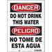 Safety Sign 14 in x 10 in Vinyl
