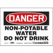 Safety Sign 5 inx7 in Vinyl