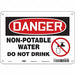 Safety Sign 7 in x 10 in Aluminum