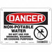 Safety Sign 7 in x 10 in Aluminum