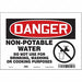 Safety Sign 7 inx10 in Vinyl