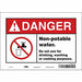Safety Sign 7 in x 10 in Vinyl