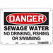 Safety Sign 7 in x 10 in Aluminum