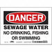 Safety Sign 5 in x 7 in Vinyl