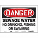 Safety Sign 10 inx14 in Vinyl