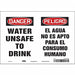 Safety Sign 7 in x 10 in Vinyl