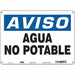 Safety Sign 10 inx14 in Aluminum