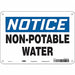 Safety Sign 7 in x 10 in Aluminum