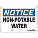 Safety Sign 7 inx10 in Polyethylene
