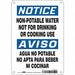 Safety Sign 10 inx7 in Aluminum