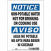 Safety Sign 10 inx7 in Vinyl
