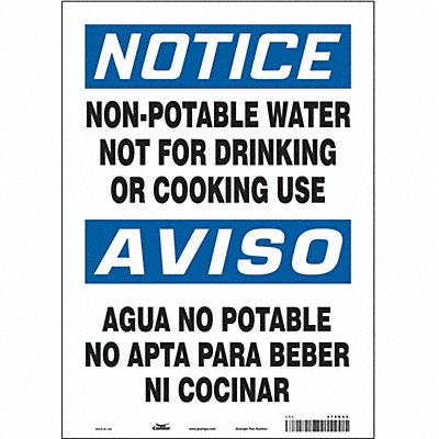 Safety Sign 14 inx10 in Vinyl