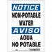 Safety Sign 10 inx7 in Vinyl