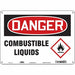 Safety Sign 10 in x 14 in Polyethylene