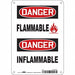 Safety Sign 10 in x 7 in Aluminum