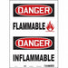 Safety Sign 14 in x 10 in Vinyl