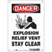 Safety Sign 10 in x 7 in Aluminum