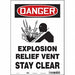 Safety Sign 14 in x 10 in Vinyl