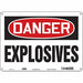 Safety Sign 10 inx14 in Polyethylene
