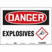 Safety Sign 10 inx14 in Vinyl