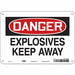 Safety Sign 7 in x 10 in Aluminum