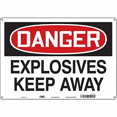 Safety Sign 14 inx20 in Polyethylene