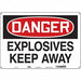 Safety Sign 14 inx20 in Polyethylene