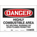 Safety Sign 7 in x 10 in Vinyl