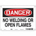 Safety Sign 7 in x 10 in Aluminum