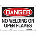 Safety Sign 10 in x 14 in Aluminum