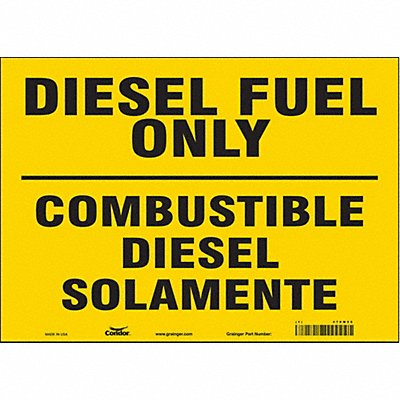Safety Sign 10 inx14 in Vinyl
