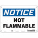 Safety Sign 7 in x 10 in Polyethylene