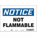 Safety Sign 7 in x 10 in Vinyl