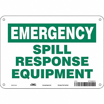 Safety Sign 7 in x 10 in Polyethylene