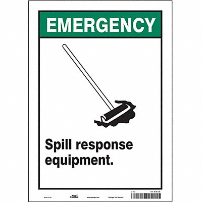 Safety Sign 14 in x 10 in Vinyl