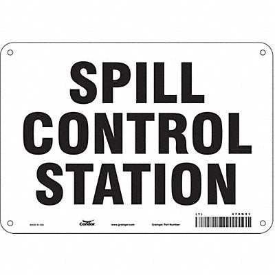 Safety Sign 7 in x 10 in Polyethylene