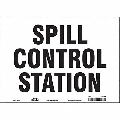 Safety Sign 10 in x 14 in Vinyl