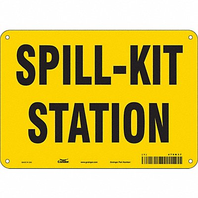 Safety Sign 7 in x 10 in Polyethylene